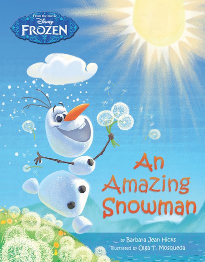 an amazing snowman